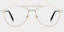 Calvin Aviator Gold Glasses2