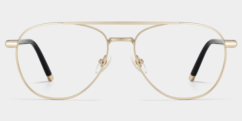 Calvin Aviator Gold Glasses