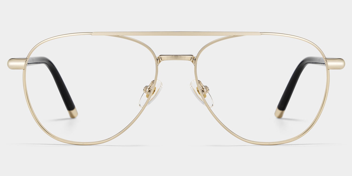 Calvin Aviator Gold Glasses