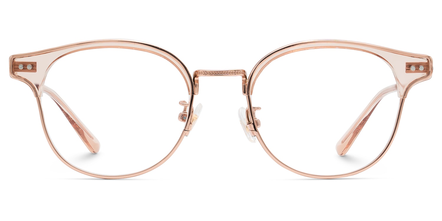 Retro Oval Glasses With Business Style0