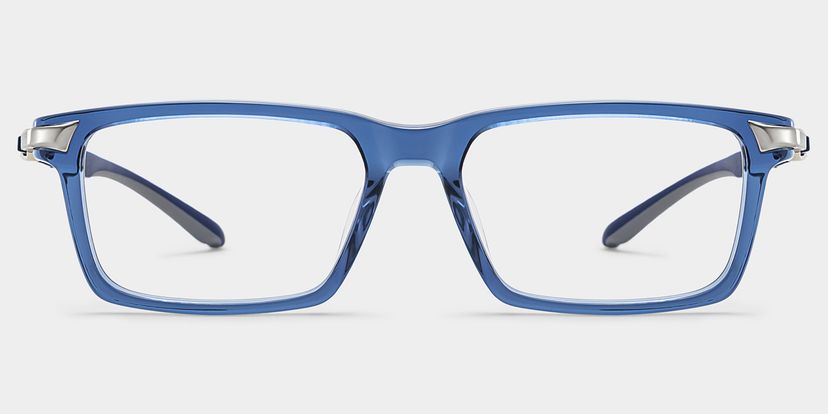 Orion Blue Rectangle Glasses