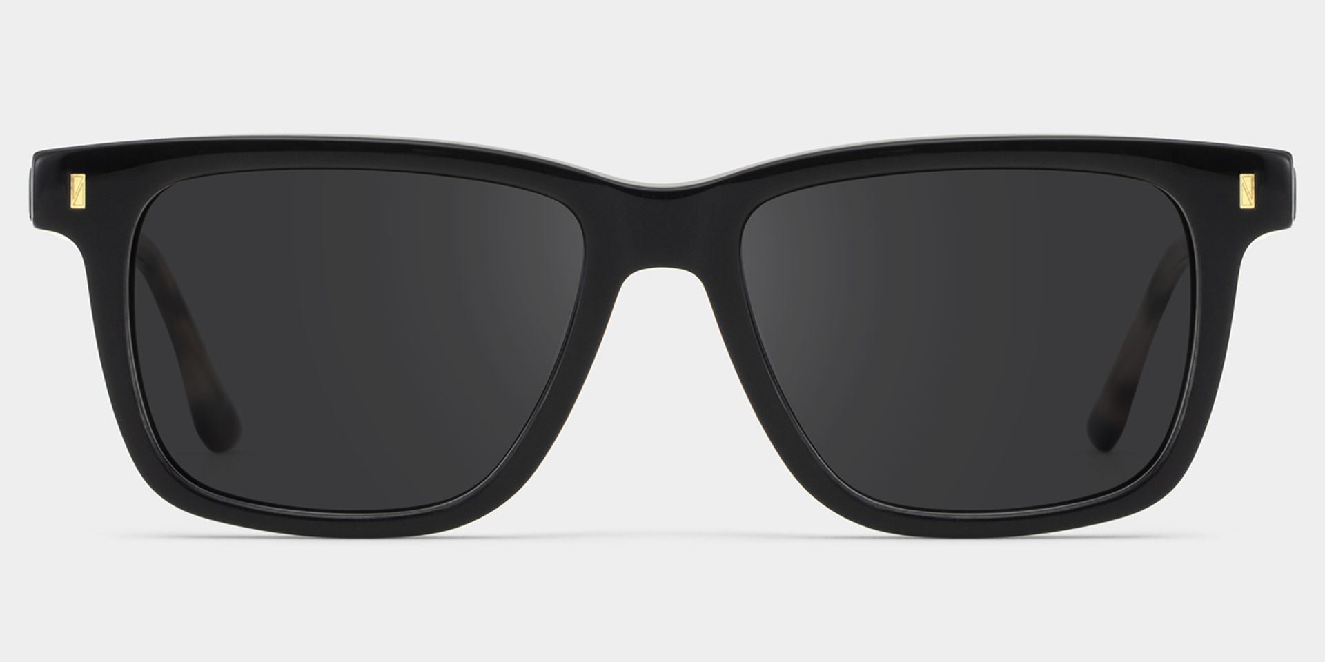 Rectangle Black Eyeglasses- Travis Acetate Frame Glasses0