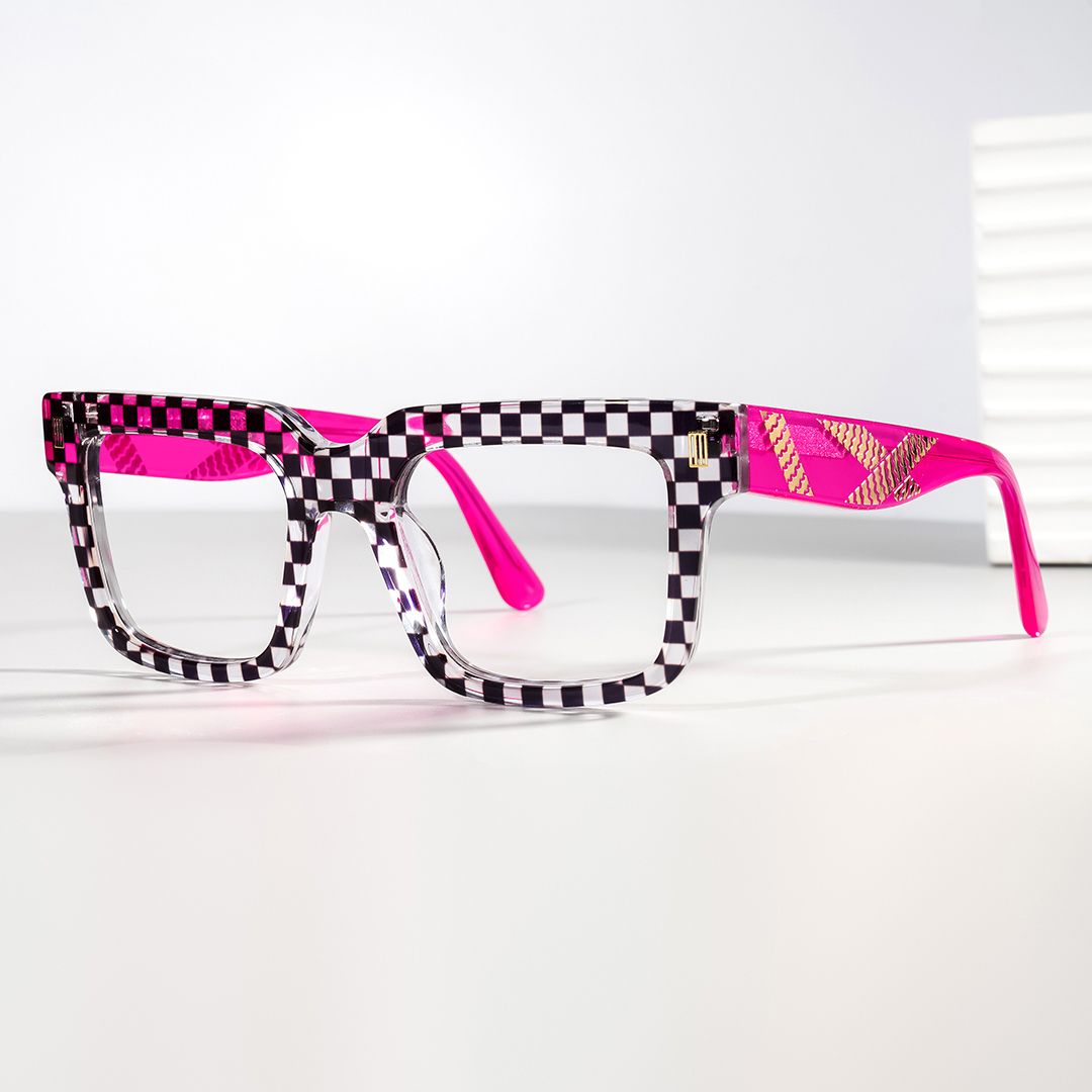 Thomason Men's Rectangular Frames With Black And Clear0