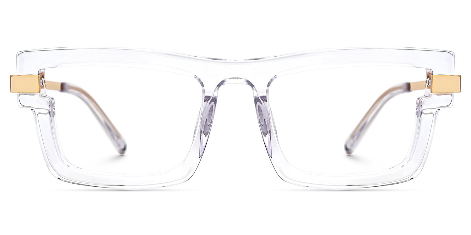 Yahia Rectangle Clear Prescription Glasses for Men | Zeelool0