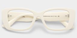 Hannah White Rectangle Glasses2