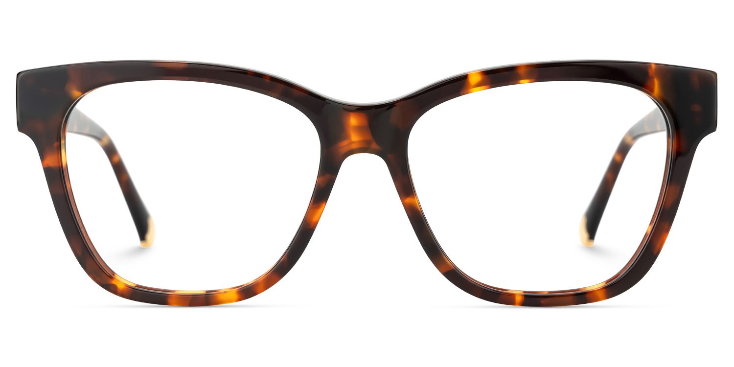 Square Tortoise Eyeglasses- Julian Acetate Frame Glasses5