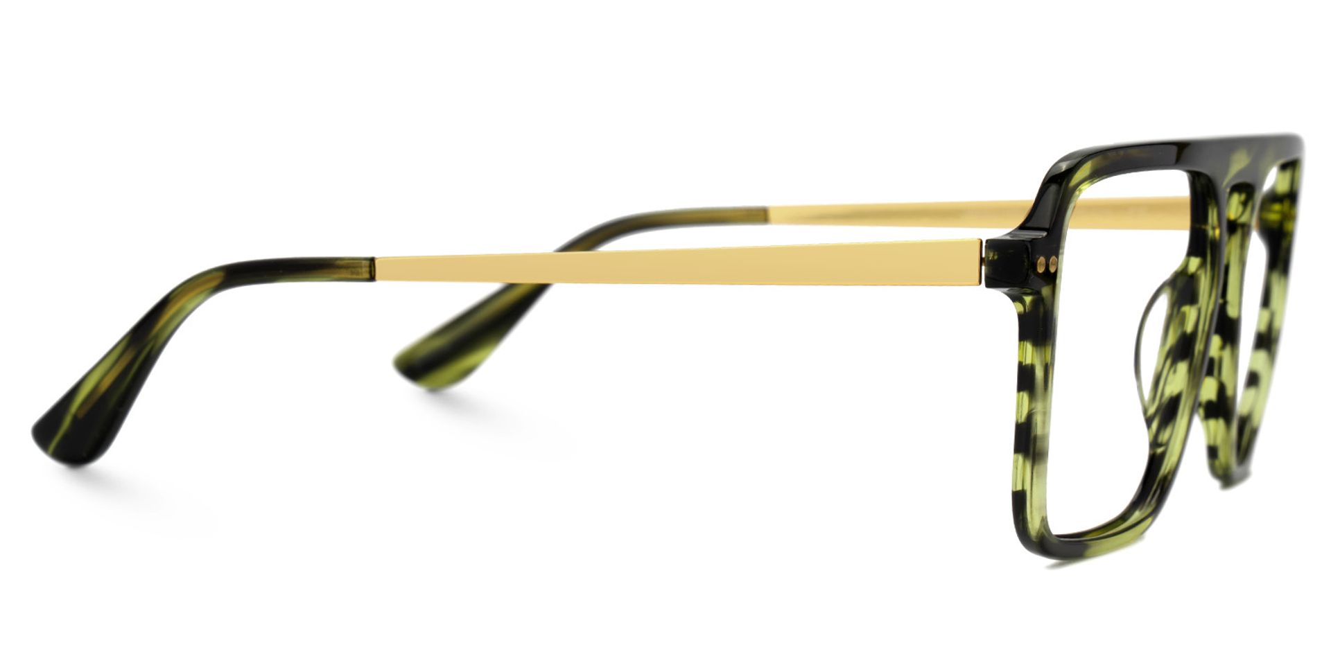 Briannie Green Aviator Prescription Glasses Online | Zeelool2