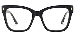 Rory Square Black Glasses1