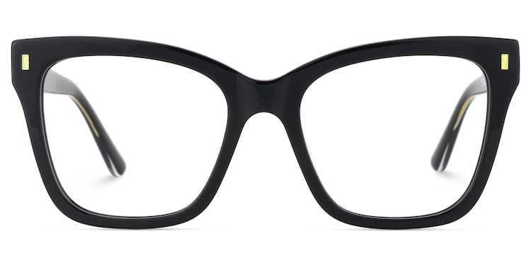 Rory Square Black Glasses