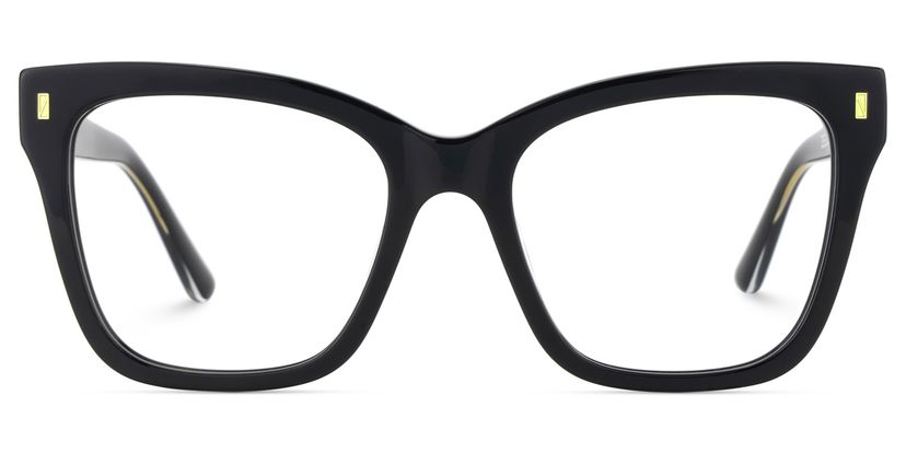 Rory Square Black Glasses