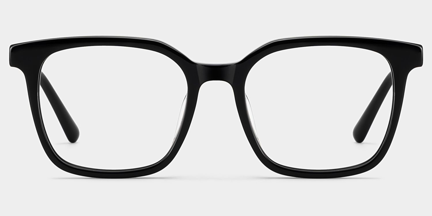 Freya Black Frame Glasses with Square Frame Online | ZEELOOL3