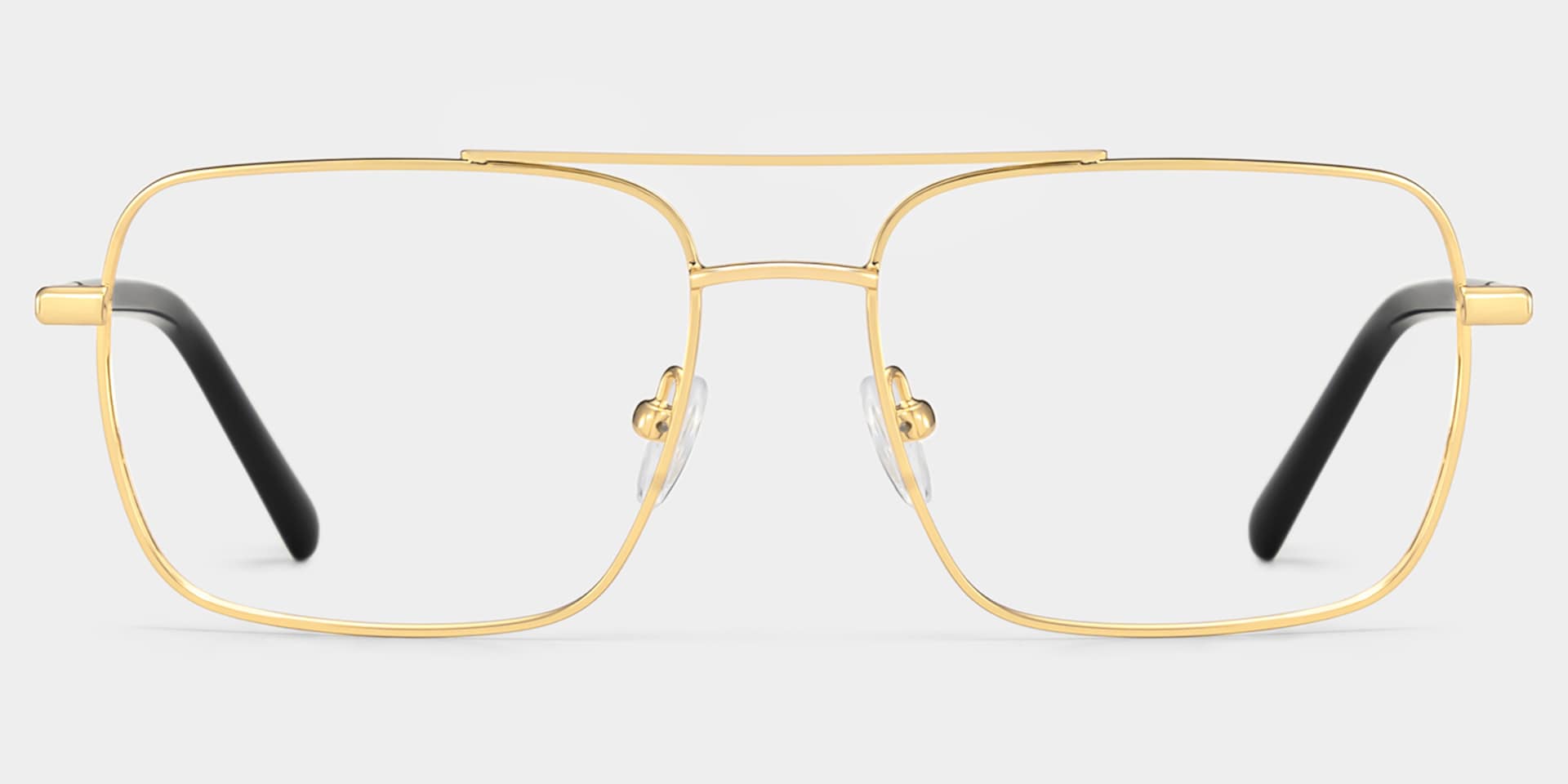 Iris Gold Frame Glasses with Aviator Frame Online | ZEELOOL2