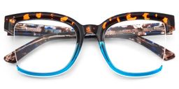 Cadogan Square Blue Tortoise Glasses2