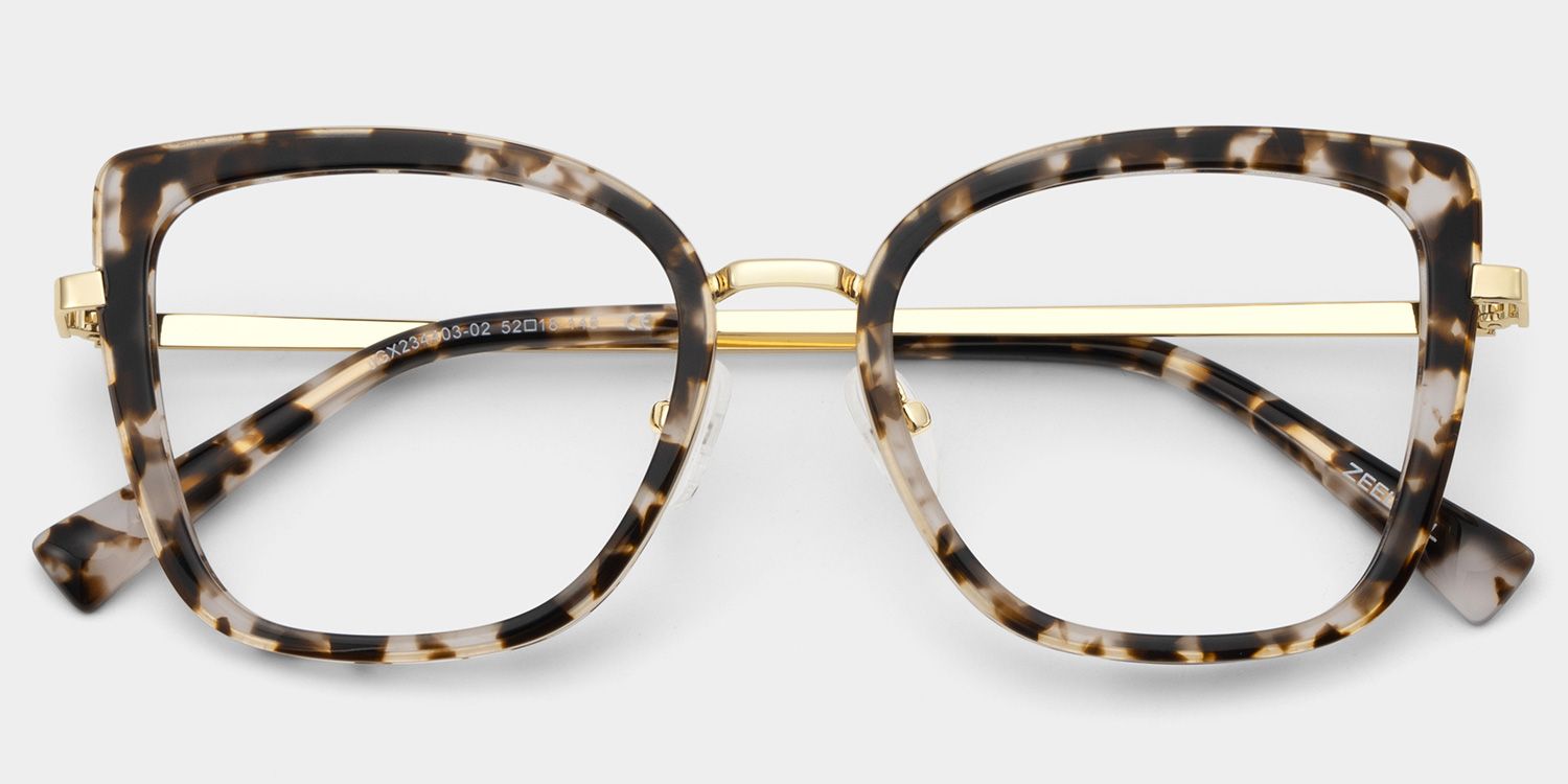 Leila Tortoise Frame Glasses with Butterfly Frame Online | ZEELOOL4