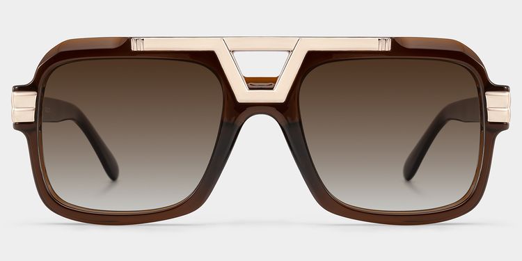 Croswell Aviator Brown Glasses