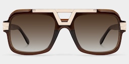 Croswell Aviator Brown Glasses0