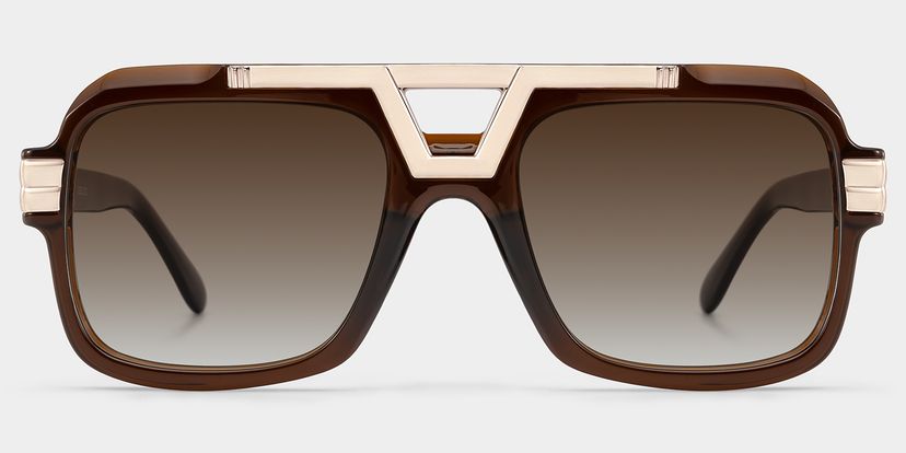 Croswell Aviator Brown Glasses