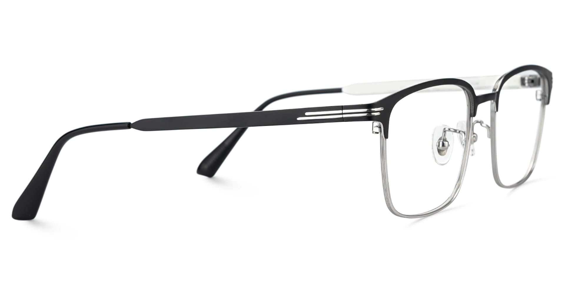 Men's Titanium Glasses Frames with Browline Shape4