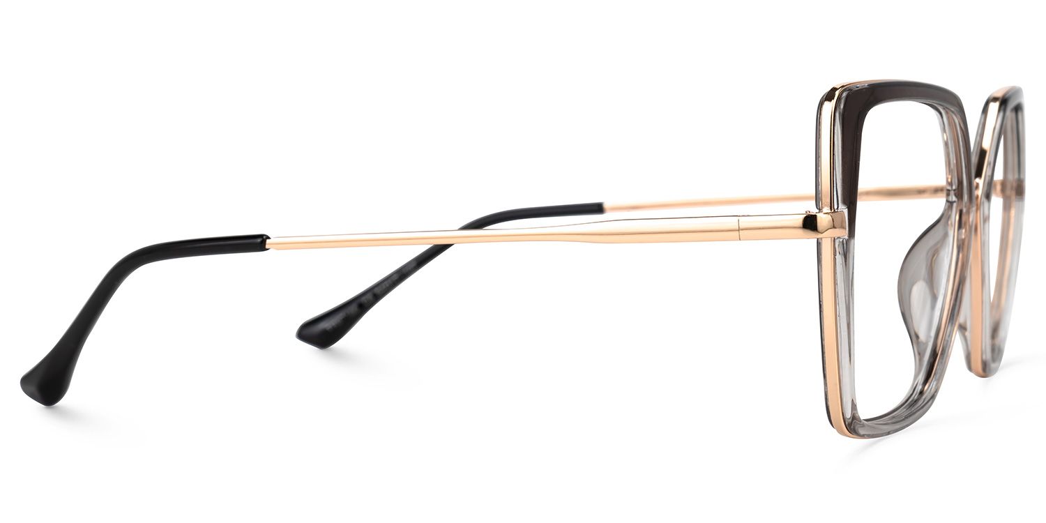 Geometric Keller Two-Tone Glasses deals -Zeelool Glasses2