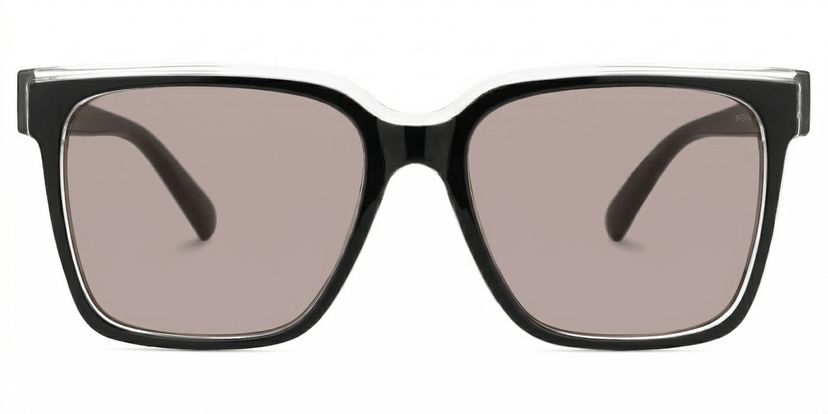 Renea Black Square Sunglasses