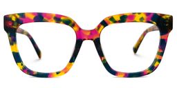 Nina Square Floral Glasses0