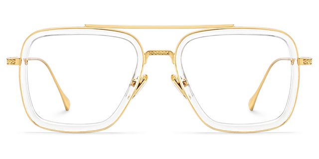 Gifford Aviator Clear Glasses