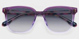Donnalyn Purple Square Glasses1