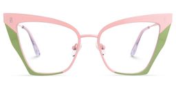 Michele Butterfly Two-Tone Glasses0