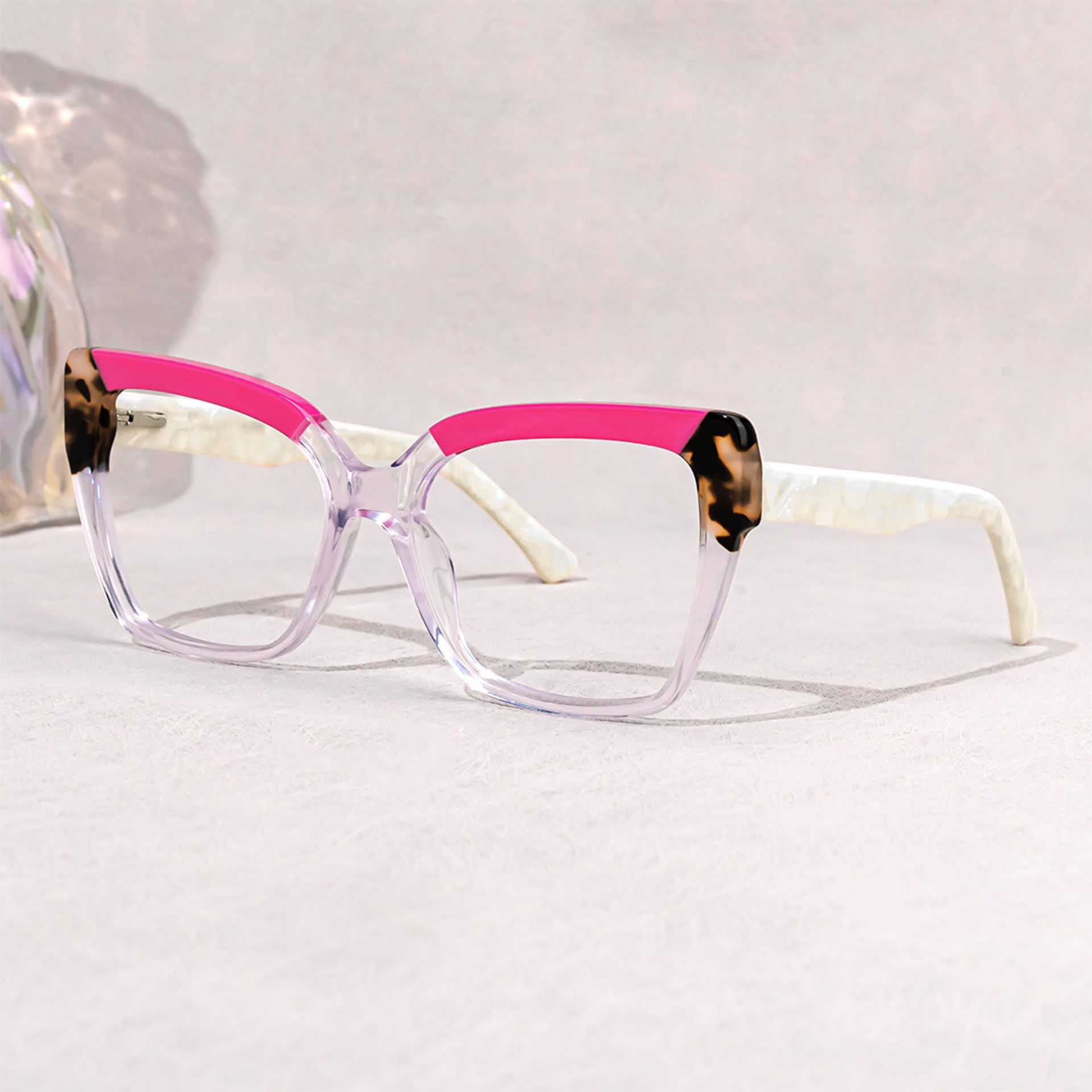 Cateye Aidelys Crystal Glasses for Sale -Zeelool Glasses4