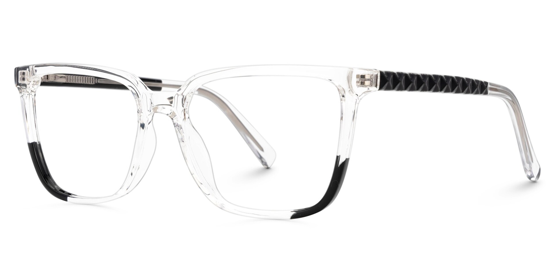 Krissy Crystal Eyeglasses in Square Full-Frame  | Zeelool1