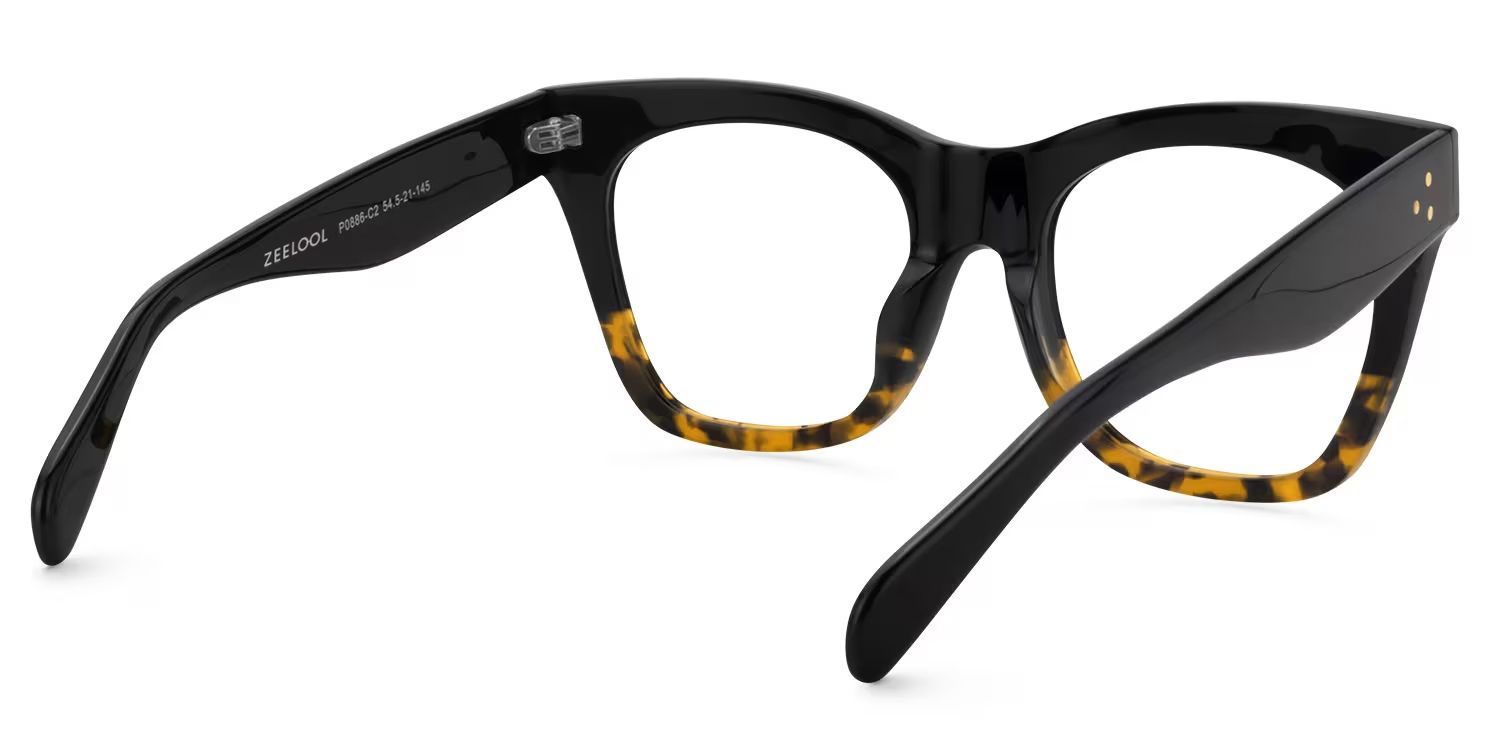 Tandy Rectangle Tortoise Frame Glasses | Zeelool4