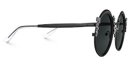 Nelida Round Black Glasses2