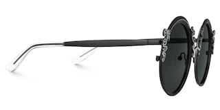 Nelida Round Black Glasses2