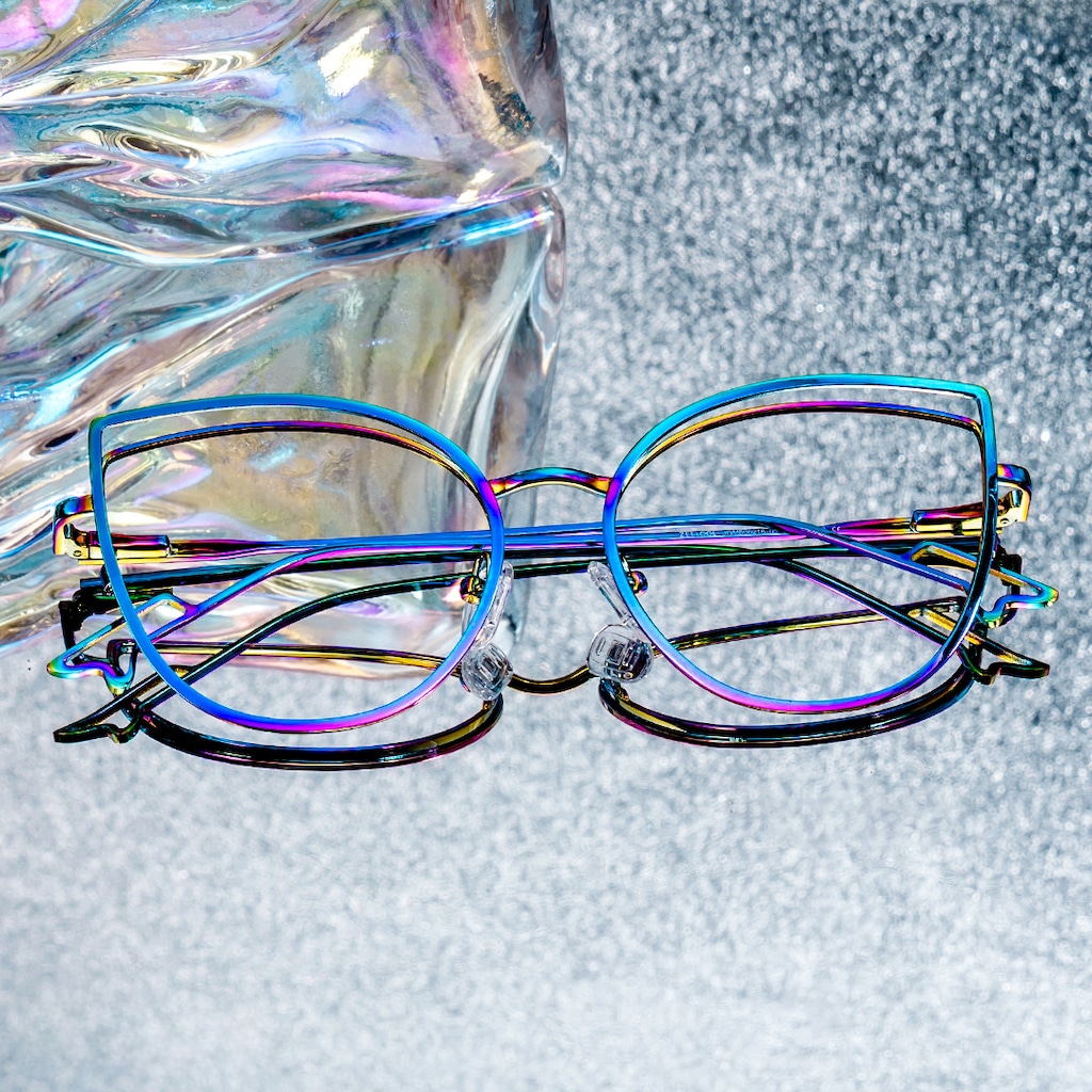 Spivey Cateye Iridescent Glasses