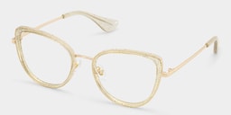 Celine  Cat-eye Gold Glasses4