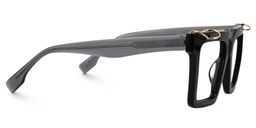 Dupree Square Black Glasses2