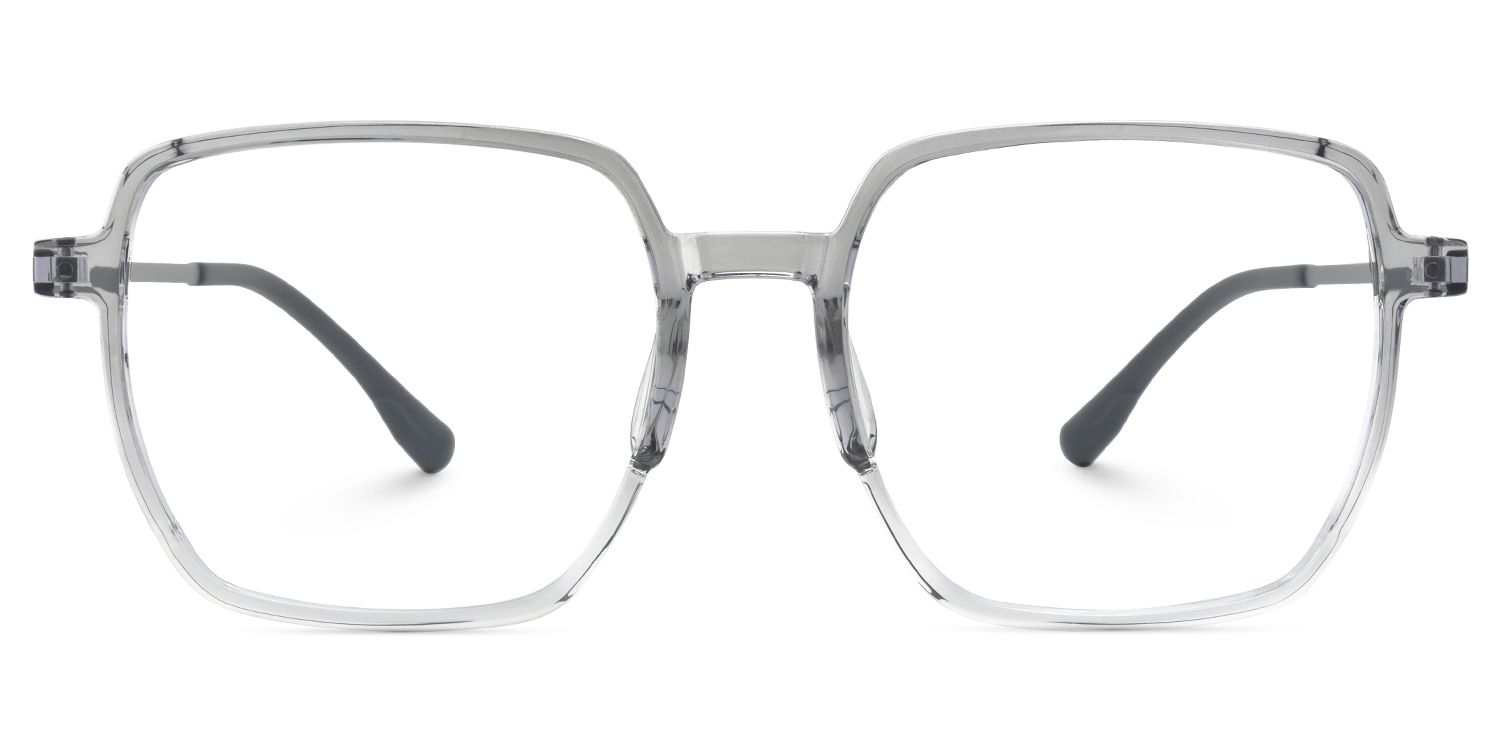 Square Monica Gray Glasses deals -Zeelool Glasses
