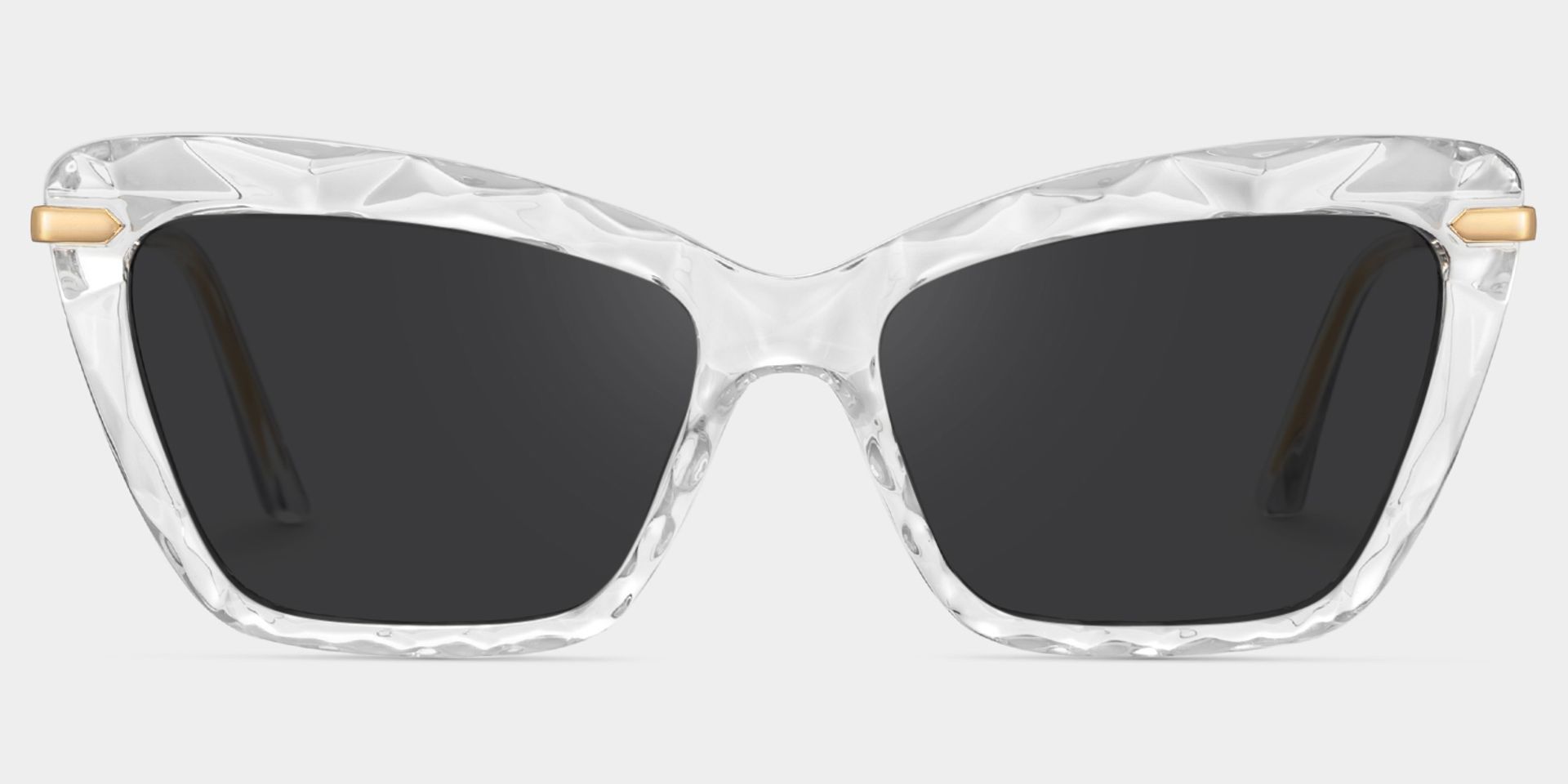 Juliet Cateye Clear Sunglasses with Translucent Frames0