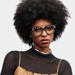 Caius Square Two tone Glasses0