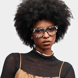 Caius Square Two tone Glasses0