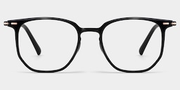 Isla Geometric Black Glasses1