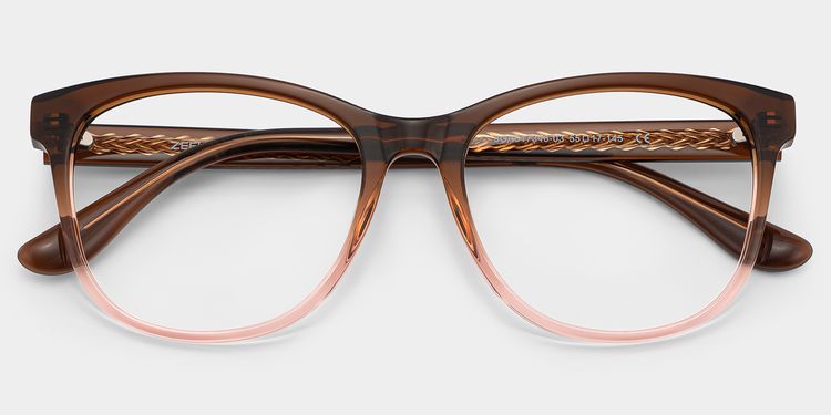 Julia Two-tone Rectangle Glasses