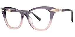 Cledus Cateye Two-Tone Glasses1
