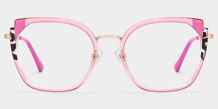 Murcia Square Pink Glasses