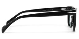 Rocco Rectangle Black Frame Polarized Sunglasses3