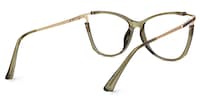 Losier Cateye Green Glasses3