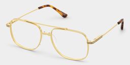 Poppy Gold Aviator Glasses3