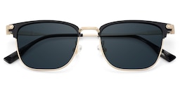 Barrett Browline Gold Sunglasses1