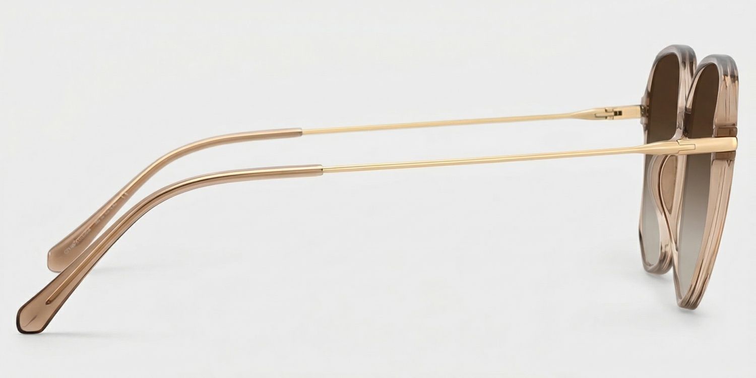 Payton Tr90 Beige Frame Sunglasses | ZEELOOL3