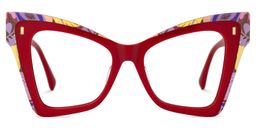 Shauna Cateye Red Glasses0